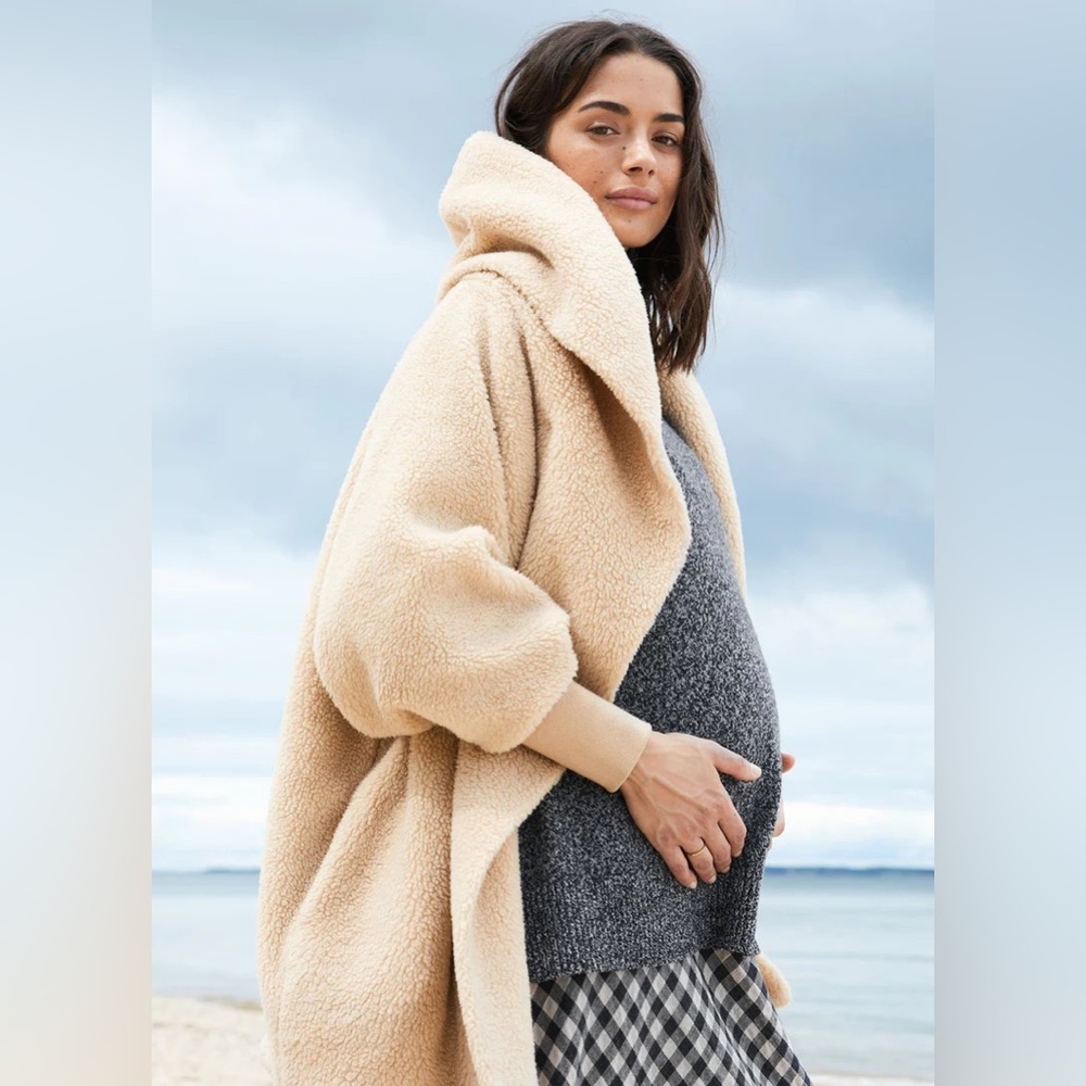 HATCH shearling Coco coat O/S